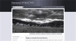 Desktop Screenshot of farnost-strecno.sk